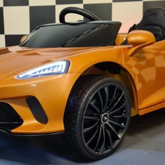 COCHE INFANTIL BATERÍA 12V MCLAREN 620GT, RC, BRONCE, RUEDAS GOMA,  INDA121-c4kGt620